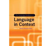 Romero-Trillo - Cambridge Handbook of Language in Context - New hardba - P555z