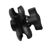 RomHaus 2.36" Metal Double Socket Arm for RAM B Size 1"/25mm Ball Mount Extension Short Arm, Mount Accessories for Gopro/GPS/Phones/Tablets, for Bike, Motorcycle, Truck, Vehicle, etc.
