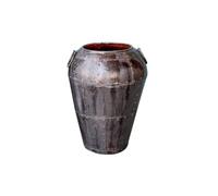 Romimex Vase Black Metal 51 x 73 x 51 cm