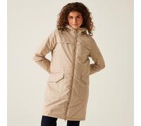 Regatta Women's Lightweight Romine II Waterproof Parka Jacket Warm Taupe Light Vanilla, Size: 16 - Sale