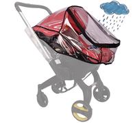 ROMIRUS Pram Rain Wind Covers for Pushchairs Accessory, Travel Weather Shield Compatible with Doona Stroller (1 Pack)