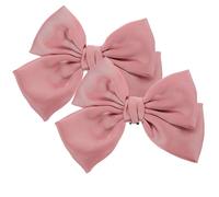 ROMISBABA 1 Pair Bow Shoe Decorations Bridal Shoe Clips Fashion Style Fabric Practical Reusable for Boots High Heels Party Prom Elegance Delicate Bow Shape