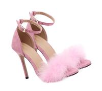 ROMISBABA 1 Pair Chic High Heels Sandals Elegant One Buckle Design Comfortable Thin Heels for Work and Casual Outings Matches Dresses and Fashionable Outfits