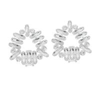 ROMISBABA 1 Pair Decorative Rhinestone Shoe Clips for Women Hollow-out Silver Shoe Buckles Attachable and Shiny Accessories and Daily Life Gatherings