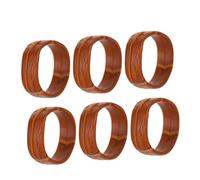 ROMISBABA 10 Pcs Brown Genuine Leather Watch Band Rings Decorative Fasteners Replacement Loops for Watch Straps Compatible with Bands Easy to Install and Lightweight