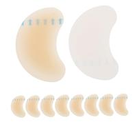 ROMISBABA 10 Pcs Self-Adhesive Heel Inserts for Women Shoes Soft Breathable Anti-Slip Cushions Protect Against Blisters and Friction for Loose Shoes Hiking Sports Comfortable Heel Guards