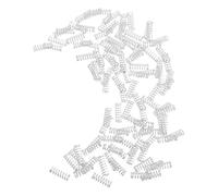 ROMISBABA 100 Pcs Nickel-plated Printer Springs for Heated Bed Leveling Printer Accessories Compatible with Makerbot Platforms