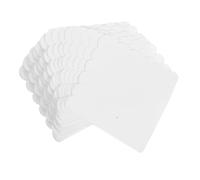 ROMISBABA 100pcs Disposable Cocktail Napkins with Elegant Scalloped Edges White Embossed Beverage Napkins for Weddings Bridal and Showers Party Decorations Picnic and Dinner Supplies