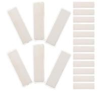 ROMISBABA 100Pcs Double-Layer Self-Adhesive Label Holders 17X55Mm Shelf Tag Frames for Office, Retail, Library, Classroom Signage and Price Tags