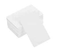 ROMISBABA 100pcs Double-Sided Printable PVC Plastic Business Cards Smooth Surface Blank Cards for Inkjet Laser Printers Versatile Use for Id and Craft Projects