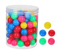ROMISBABA 100pcs Montessori Plastic Balls Hollow Colorful Sorting for Preschool Counting Lightweight Educational Accessories for Classroom Experiments