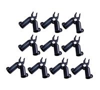 ROMISBABA 10pcs Adjustable Plant Connectors Clips Plastic Garden Stakes Support for Tomato Vine Cucumber Eggplant Climbing Plants Durable Gardening Clips