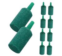 ROMISBABA 10pcs Air Stones for Aquariums Cylinder Bubble Diffuser for Air Pumps Small Oxygen Stone for Hydroponics and Nano Fish Tanks Easy Installation and Efficient Oxygenation
