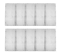 ROMISBABA 10pcs Black Aquarium Fish Tank Divider Grid Tray Bottom Filter Board Fish Breeding Tank Separator Panel for Aquarium Filtration and Water Drainage