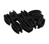 ROMISBABA 10pcs Black Electric Fence Insulators Grid System Accessories for Farm Wire DIY Insulating Supplies Sturdy Terminal Posts for Agricultural Fencing
