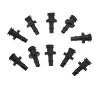 ROMISBABA 10Pcs Black Ink Tube Quick Connector Hose Adapter Plotter Ink Tube Quick Mount Coupler for Inkjet Printer Office and Home Use