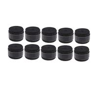 ROMISBABA 10pcs Black PU Slip Racket Overgrip for Badminton Tennis Squash Pickleball Moisture Absorbent Thin Sweatband for Indoor Sports and Fishing Rod Handles