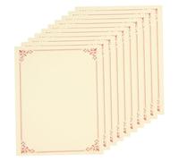 ROMISBABA 10Pcs Blank Certificate Paper for Diplomas and Awards Smooth Writable Academic Paper Multi-functional Printable Honor and Graduation Document Suitable for Home and Office Use
