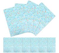 ROMISBABA 10Pcs Cartoon Animal Floral Wrapping Paper Set, Squirrel and Butterfly Pattern Wrap Sheets for Birthday and Valentine’S Day Bouquet Packaging