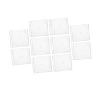ROMISBABA 10pcs Cd Case Holder Lids Disc Storage Organizer Box for Cd DVD Discs Portable Case Cover