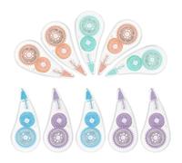 ROMISBABA 10pcs Correction Tape for Students Double-headed Design, Portable and Safe to Use on Paper, Photos, and Books, Instant Dry Writing Correction Tape for School and Home