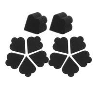 ROMISBABA 10pcs Cosmetic Sponge for Women Makeup Tool, Black Plum Blossom Shape, Portable and Suitable for Kinds of Cosmetics, for Face Painting and Blending Makeup