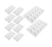 ROMISBABA 10pcs Eyelash Extension Training Kit with Artificial Fiber Practice Lashes for Beginners, Natural Look and Realistic Lash Appearance, for Training at Home Or Daily Use