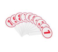 ROMISBABA 10pcs Handheld Number Score Paddles Lightweight Dry Erase Scoreboards for Cheerleading Competitions Indoor Outdoor Voting and Scoring Boards