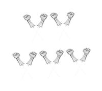 ROMISBABA 10pcs Inflatable Cheering Sticks Sports Balloon Noise Makers Aluminum Foil Cheerleading Props for Games Parties and Community Events