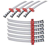 ROMISBABA 10pcs Inflatable Pirate Sword PVC Cosplay Props Party Accessories for Birthday Halloween Play