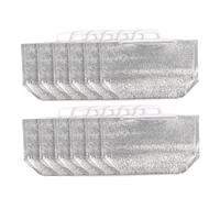 ROMISBABA 10pcs Insulated Carrying Bags Set Large Capacity Thermal Food Bags with 3mm Reinforced Pearl Cotton Foil for Cake Storage Portable Take-Out Grocery for Restaurant Use