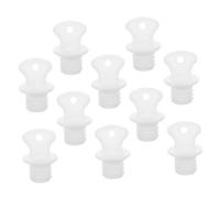 ROMISBABA 10pcs Leakproof Silicone Hot Water Bottle Caps with Threaded Seal, Universal Replacement Stoppers for Handheld Hot Water Bags, Suitable for Travel and Cold Therapy Use