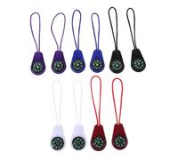 ROMISBABA 10pcs Mini Survival Compass with Lanyard and Durable Pocket Navigation Tool for Adults Beginner Friendly Hiking and Camping Accessories Black Red Blue Purple and White