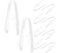 ROMISBABA 10pcs Piercing Aid Ear Piercing Assistant Device Safe Self-use Stable Force Plastic Disposable Tool for Home Use Ear and Nose