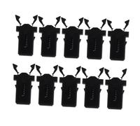 ROMISBABA 10pcs Push Type Garbage Can Locks Plastic Trash Bin Replacement Buckles with Smooth Surface Self Locking Clips for Kitchen Waste and Outdoor Bins