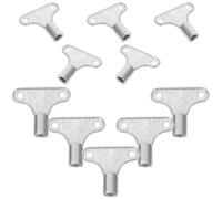 ROMISBABA 10pcs Radiator Bleed Valve Key 5×5mm Square Radiator Bleeding Tool for Heating Systems Plumbing Air Vent Utility Wrench Kit