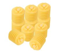 ROMISBABA 10pcs Replacement Slide Whistle Squeakers for Dog Cat Yellow Bubble Sound Inserts Educational Noise Maker for Interactive Play and Coordination Development