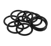 ROMISBABA 10pcs Silicone Seal Rings Gaskets for Ice Cream Machine, High Efficiency Seal Design and Leak Prevention Assurance, Black Replacement Spare Parts for Ice Cream Making and Home Use