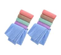 ROMISBABA 10pcs Small Animal Bedding Absorbent Flannel Cage Liners 30x30cm Soft Washable Mat for Rodents and Rabbits Comfortable Hamster Bedding Pad