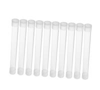 ROMISBABA 10pcs Transparent Thermometer Travel Protective Cases Needle Storage Tubes Splash Resistant Dustproof Organizer for Home Hospital Outdoor Use
