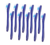 ROMISBABA 10pcs Travel Toothbrushes with Short Handle Soft Bristles Antiselfharm Design for Institutional Use Compact Oral Care for Teeth Cleaning in Prisons and Hospitals