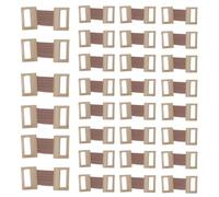 ROMISBABA 120pcs Elastic Bandage Clips with Aluminum Buckles and Rubber Bands, Sturdy Fastener Bandage Wrap Replacement for Sports and On-the-go Use, Simple Operation and Reusable Design