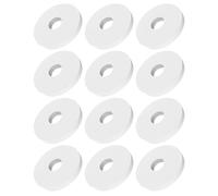 ROMISBABA 12pcs Car Aromatherapy Diffuser Replacements round White Pe Aroma Pads Replacement Create Relaxing Environment for Car Diffuser Random Style