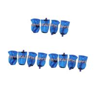 ROMISBABA 12pcs Dog Rain Snow Booties Anti- Footwear for Small Dogs and Puppies Lightweight Socks to Protect Paws from Cold and