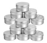 ROMISBABA 12pcs Dog Scent Training Containers Set with Metal Tins and Soft Magnetic Holders 25x2mm, Includes Honeycomb, Leaf, and Juice Hole Designs for Agility and Nose Work Training