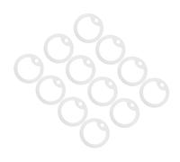 ROMISBABA 12Pcs Glow in The Dark Silicone Dog Tag Silencers for Pet Collar, Noise-Reducing Id Tag Protectors with Luminous Green Soft Silicone Covers, Quiet Dog Collar Accessories for Night