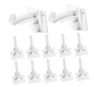 ROMISBABA 12pcs Invisible Cabinet Locks Easy Install Boy Girl Safety Latches for Drawers Cabinets No Drilling Required Strong Adhesive Against Accidents