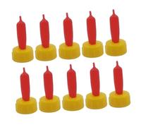 ROMISBABA 12pcs Lamb Feeding Bottles with Soft Nursing Nipples for Small Animals Pet Nurser Bottles Safe Milk Drink for Sheep Goats and Lambs
