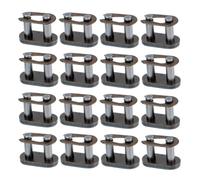 ROMISBABA 12pcs Motorcycle Chain Links Quick Release Connecting Buckle for Atv Mini Bike Off Road Vehicles High Strength Chain Joint Buckle Easy Installation