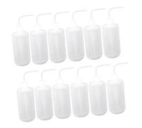 ROMISBABA 12Pcs Plant Watering Bottles with Long Curved Nozzle for Indoor and Outdoor Garden Plants Lightweight Squeeze Spray Bottles with Scale Marks to Prevent Root